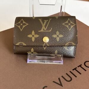 LOUIS VUITTON monogram Multicles 6 Key holder Key Case Brown CT1015 Authentic